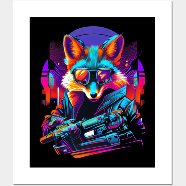 Fox Robber Wall Art by AI INKER